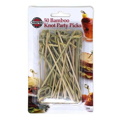 NORPRO 191 BAMBOO KNOT PICKS 50 PCS
