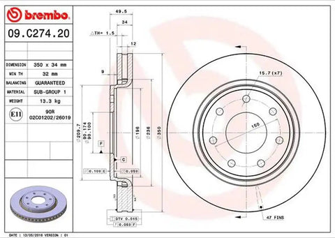 DISC BRAKE ROTOR