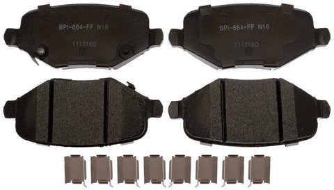 R/M BRAKES MGD1719CH BRAKE PAD SET