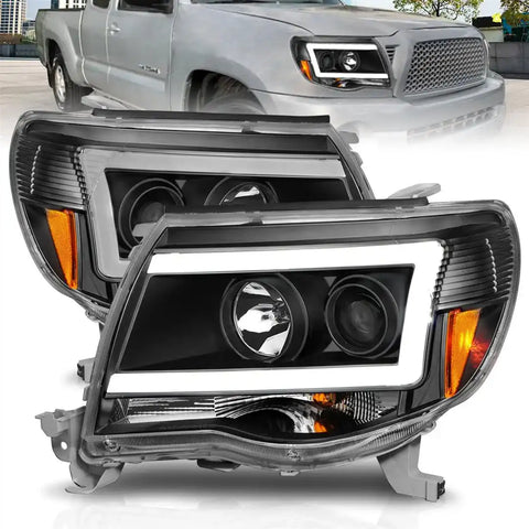 ANZO USA 111517 Headlight Assembly Halogen Bulb Projector Beam H1 High Beam Bulb A