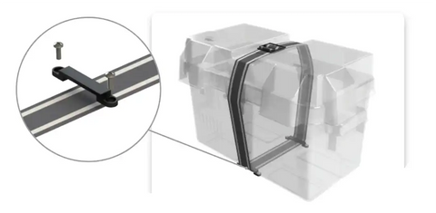 GROUP 24 BATTERY BOX BLAC