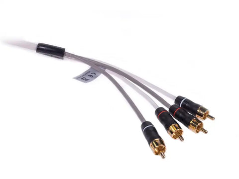 FUSION ELEC 010-12619-00 SHIELDED RCA CABLE  12FT  4 WAY