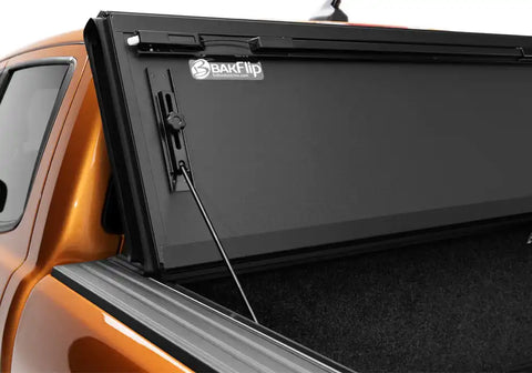 BAK Industries 448342 Tonneau Cover BAKFlip MX4 Hard Folding; Low Profile 2 Folds/ 3 Panels