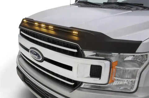 Auto Ventshade (AVS) 753096 - Aeroskin LightShield Hood Protector Black