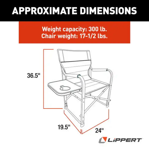 DIRECTORS CHAIR GREY