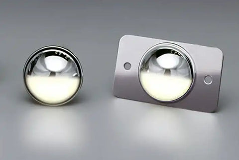 All Sales 8805P D-Ring Mount Polished Single