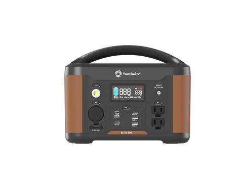PORTABLE PWR STN 500 W/AC & DC ADAP