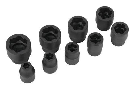 9PC 3/8' DR SAE BOLT EXTRACTOR
