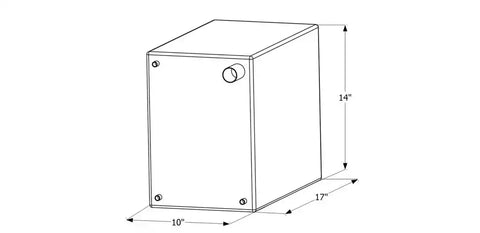 ICON 12728 FRESH WATER TANK WT2464 17X14X10