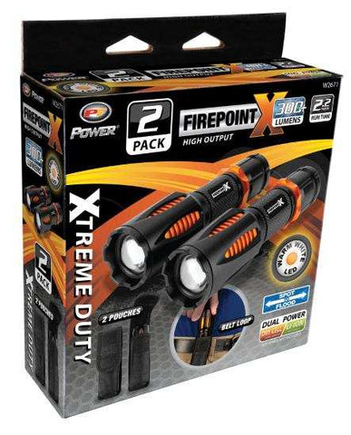 2PK FPX FLASHLIGHTS W/ POUCH
