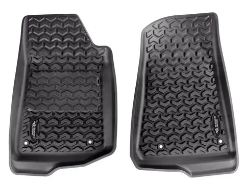 RUGGED RIDGE 12987.44 12987.44 FLOOR LINER KIT BLK FR/REA