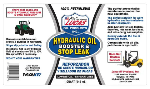 LUCAS OIL 10019 HYDRAULIC OIL BOOSTER/STO