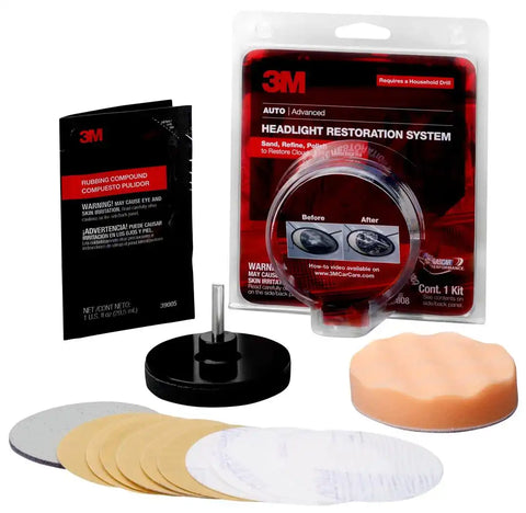3M 39008 Headlight Restoration Kit