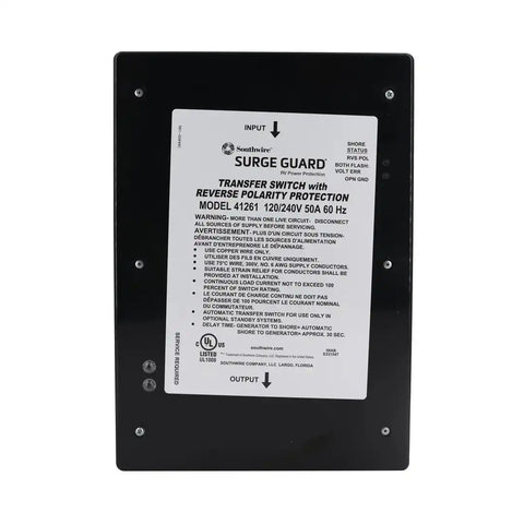 SouthWire Corp. 41261-011 ENTRY LEVEL 50A SURGE GUARD REVERSE