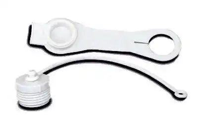 HOSE PLUG 3/4' MPT OFF WH