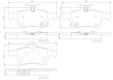 DISC BRAKE PAD SET