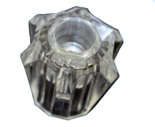 1PR FAUCET HANDLES CLEAR