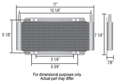 7 1/2X11X3/4 PLTFIN TRAN