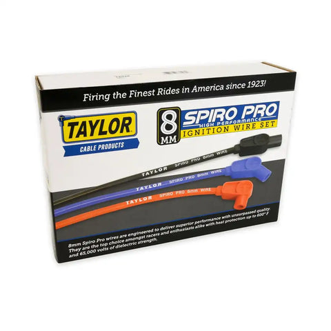 TAYLOR CABLE 76030 BLK 8MM SPIRO 90HEI CHEV