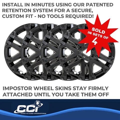 COAST2COAST IWCIMP505BLK IMP 22-24 TUNDRA GL BK 18' 12 SPK