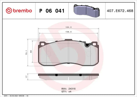 DISC BRAKE PAD SET