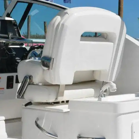 TACO METALS HA1-25WHA-7-0000-0-0 HELM SEAT 25' CAPRI DELUXE WHITE S