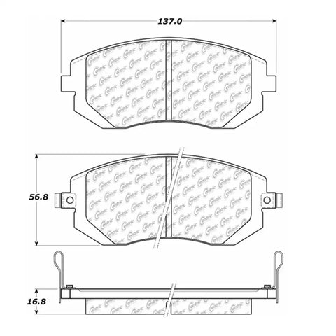 POSIQUIET CERAMIC PADS