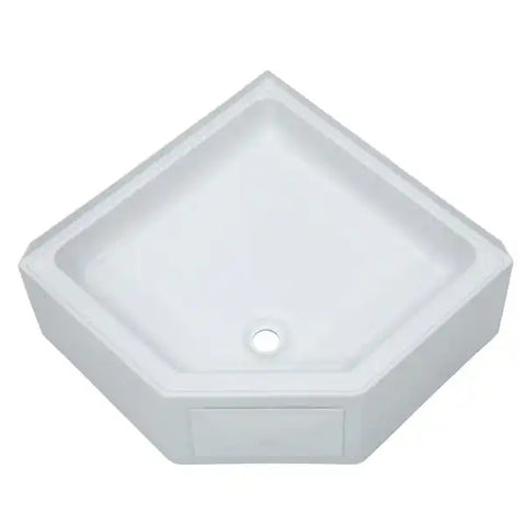 LIPPERT COMP 325246 27X27 CORNER SHOWER PAN CD WHT