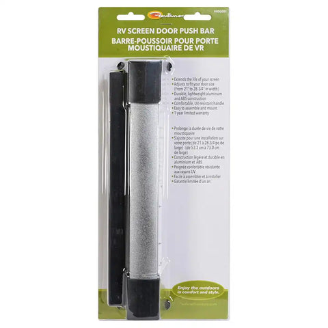 FAULKNER 400001 SCREEN DOOR PUSH BAR BLACK