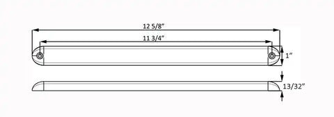 LED UTILITY LIGHT;THINLINE;LOW PROF