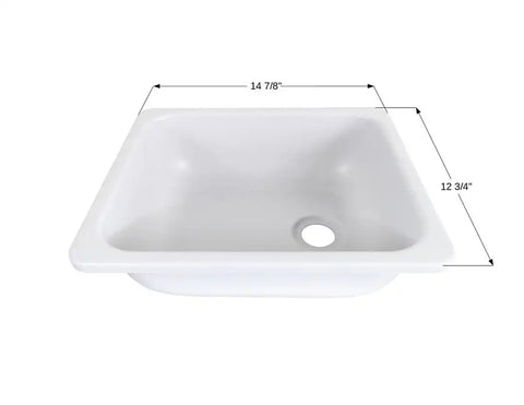 ICON 15341 SINK SR1315 RECTANGULAR 12 3/4 X