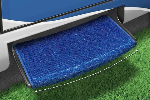 WRAP RADIUS RUG BLUE