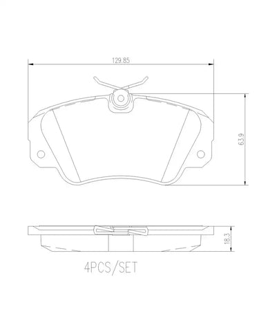 DISC BRAKE PAD SET