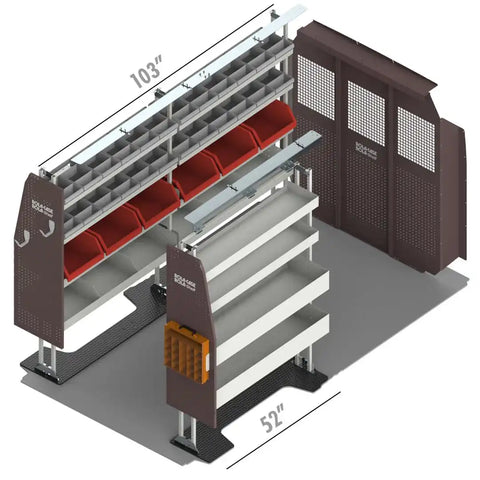 ROLACASE RSFMHRAM-RPH159 VAN SHELVING AMERICAS MOST POPULAR