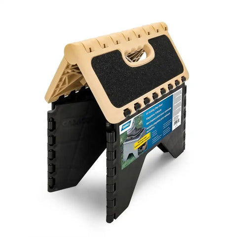 Camco 43638 Step Stool One Step Foldable Step Measures 11-1/2 Inch Height x 13 Inc