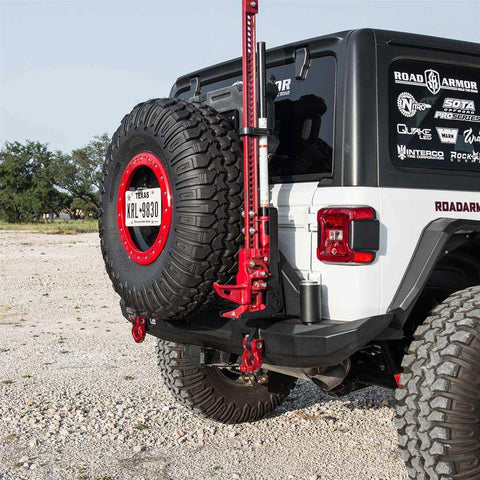 ROAD ARMOR 5182R1B-TC JL REAR BUMPER W TIRE CARRIER