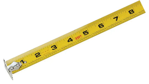 25' CLEAR TAPE MEASURE