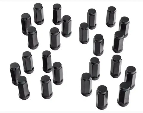 RUGGED RIDGE 16715.32 WHEEL LUG NUT SET OF 24 BLK