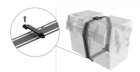 GROUP 27 BATTERY BOX BLAC