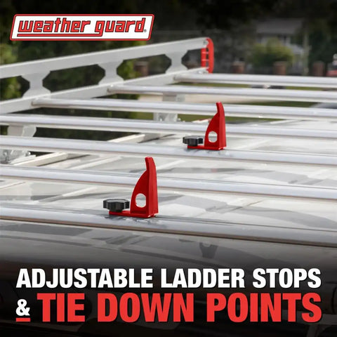 Weather Guard ASRC001 Roof Rack Direct Fit Gutter Mount Powder Coated White