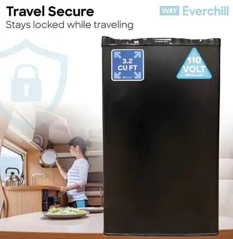 FURRION LLC BC-90LHH EVERCHILL 110V REFER 3.2 CUFT / BL
