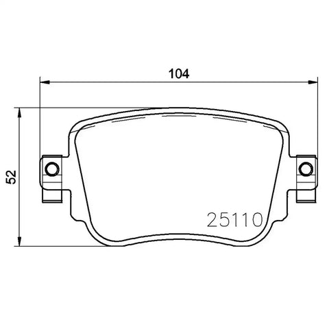DISC BRAKE PAD SET