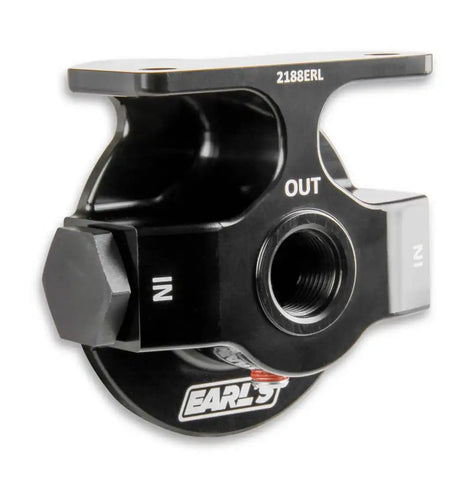 EARL'S 2188ERL BILLET REMOTE FILTER MOUNT W/-10 OR