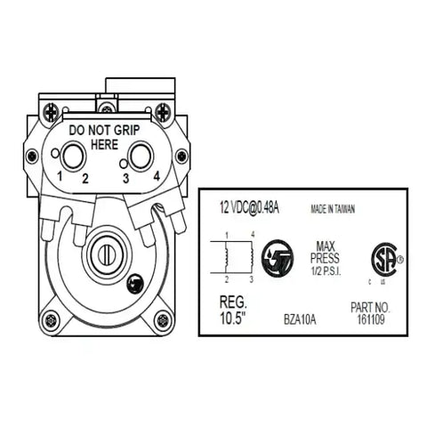 SUBURBAN MFG 521073 SUBURBAN SOLENOID KIT
