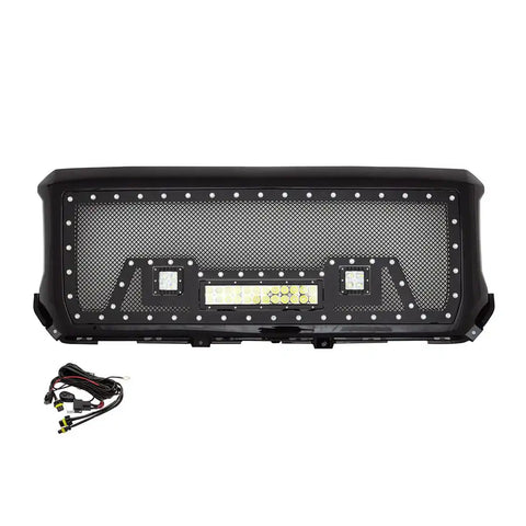 PARAMOUNT 48-0851 BLK EVOMESH PCKGD GRILL W/ LED