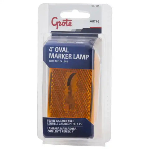 GROTE PERLUX 46713-5 DURAMLD SNG BLB OVAL YELW