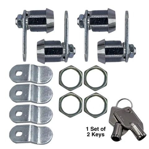 4PK 5/8' COMPARTMENT LOCK