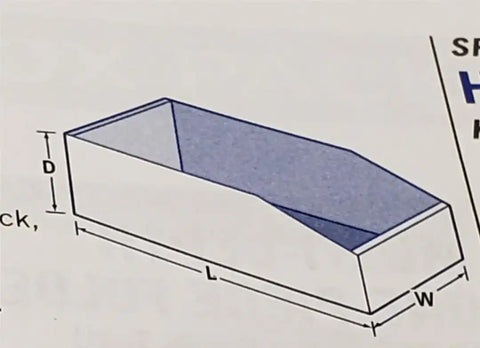 BOX2BUSINESS B-10 12' X 10' X 4-1/2' BIN BX