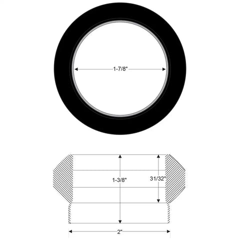 HI TEMP DONUT GASKET W/SL