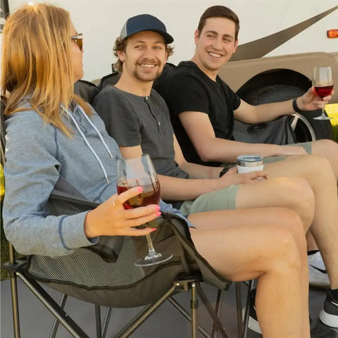 LIPPERT COMP 2022114796 LIPPERT CAMPFIRE FOLDING SOFA DARK